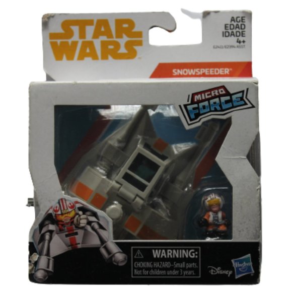 Star Wars Micro Force ATAT Walker And Snowspeeder Action Figures NEW - Picture 1 of 2